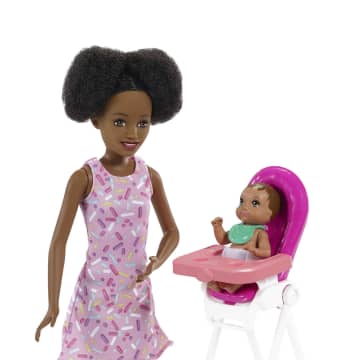 Barbie Boneca Skipper Babá Aniversário Castanha