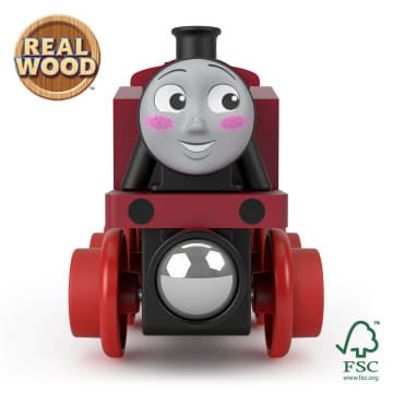 Fisher-Price Thomas & Friends Wooden Railway Rosie Engine - Image 3 of 6