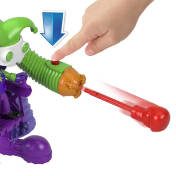 Imaginext DC Super Friends Vehículo de Juguete Robot de Batalla The Joker