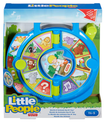 Fisher-Price Little People Le Monde des Animaux See N’ Say Édition Anglaise