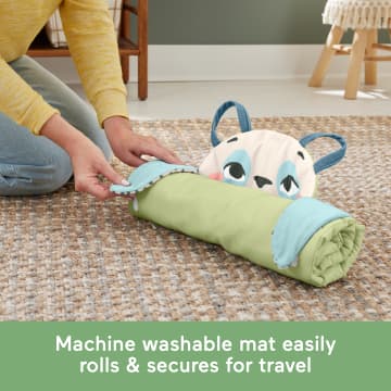 Fisher-Price Planet Friends Roly-Poly Panda Baby Activity Play Mat With 2 Toys