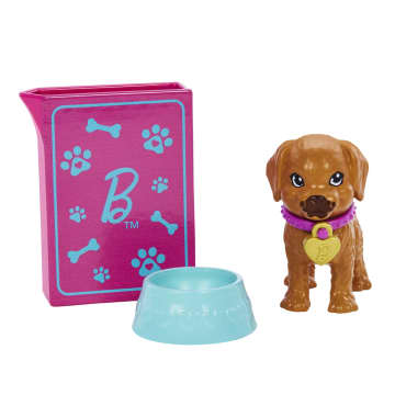 Barbie-Nouvelle Adoption-Coffret Poupée, 2 Chiots, Changement Couleur - Image 3 of 6
