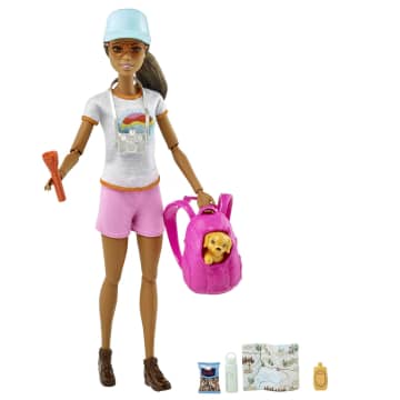 Barbie-Bien-Être-Barbie Part en Randonnée-Coffret Avec Chiot