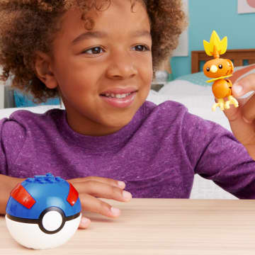 MEGA Pokémon Juguete de Construcción Pokébola Torchic
