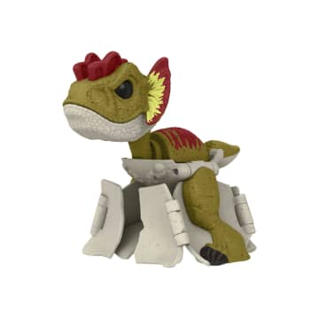 Jurassic World Dinossauro de Brinquedo Dilophosaurus Eclosão Oculta - Image 4 of 6