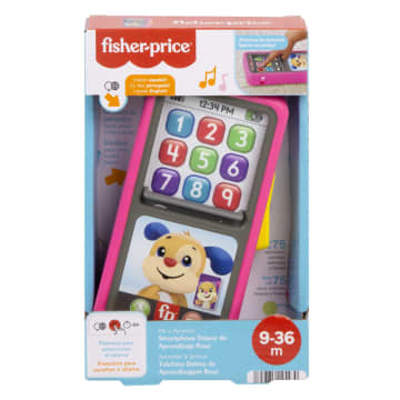 Fisher-Price Aprender e Brincar Brinquedo para Bebês Telefone Deluxe De Aprendizagem Rosa - Imagen 7 de 7