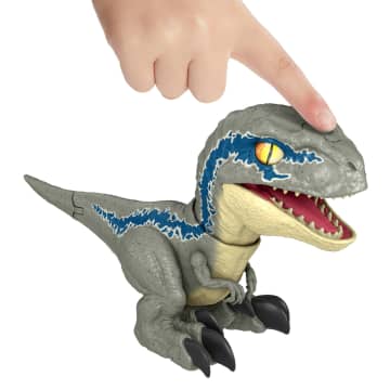 Jurassic World Dinosaurio de Juguete Roady Roars™ Velociraptor Beta Interactivo