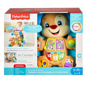 Fisher-Price Aprender e Brincar Andador para Bebês Cachorrinho que Anda