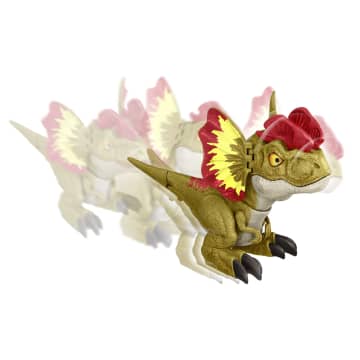 Jurassic World Dinosaurio de Juguete Roady Roars™ Dilophosaurus Interactivo - Imagen 4 de 6