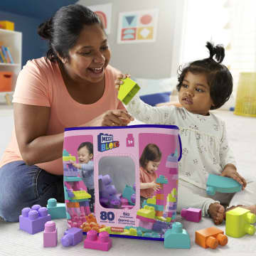 Mega Bloks Sac Rose 80 Briques