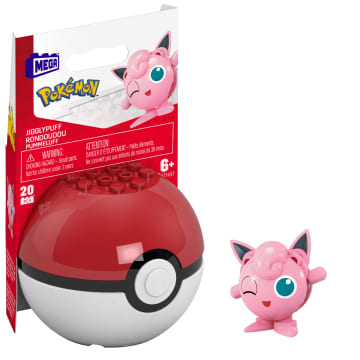 MEGA Pokémon Jogo de Construção Pokébola Evergreen Jigglypuff
