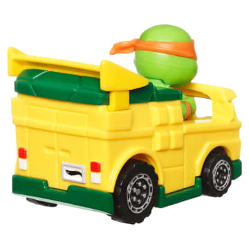 Hot Wheels RacerVerse Veículo de Brinquedo Michelangelo (Tartarugas Ninja)