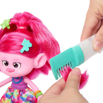 Trolls Muñeca Poppy Peinado Mágico