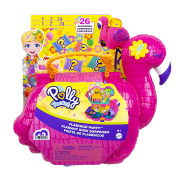 Polly Pocket Grand Coffret Flamant Rose de Fête - Image 6 of 6