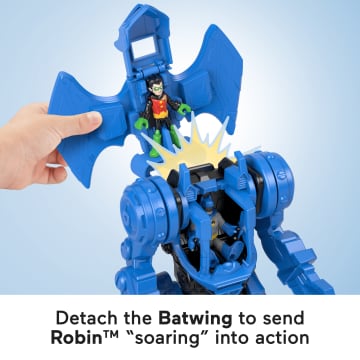 Imaginext DC Super Friends Batman Playset, Robo Command Center With Detachable 10-Inch Robot