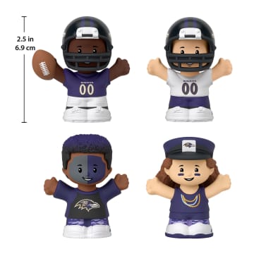 Little People Collector Baltimore Ravens Special Edition Set For Adults & NFL Fans, 4 Figures