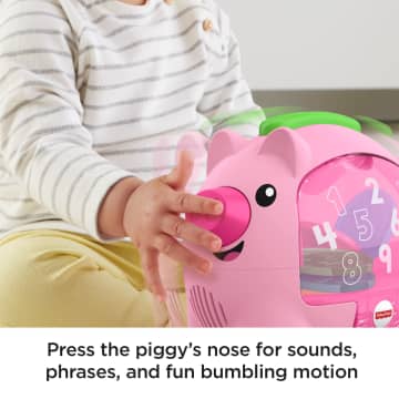 Fisher-Price Laugh & Learn Count & Rumble Piggy Bank, Musical Baby Toy