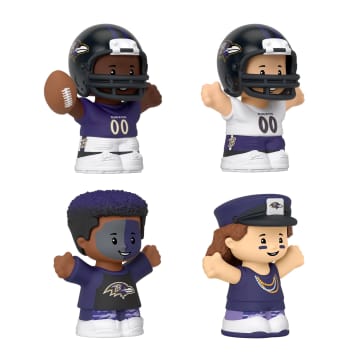 Little People Collector Baltimore Ravens Special Edition Set For Adults & NFL Fans, 4 Figures