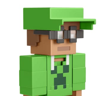 Minecraft Creator Series Figura de Acción Con playera verde militar
