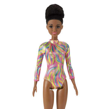 Barbie Profesiones Muñeca Gimnasta Castaña