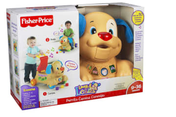 Fisher-Price Ríe y Aprende Andadera para Bebés Perrito Camina Conmigo