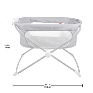 Fisher-Price Baby Moisés Portátil con Sonidos y Vibraciones Relajantes - Imagem 6 de 7