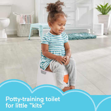 Fisher-Price Friendly Fox Potty Toddler Toilet Training Chair With Removable Bowl, 2 Pieces - Image 2 of 6