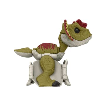 Jurassic World Dinossauro de Brinquedo Dilophosaurus Eclosão Oculta