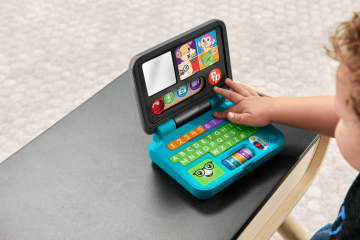Fisher-Price Ríe y Aprende Juguete para Bebés Mi Primer Laptop De Aprendizaje