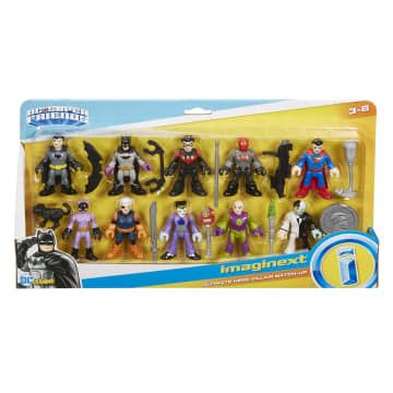 Imaginext DC Super Friends Ultimate Hero Villain Match-Up, 20-Piece Batman Figure & Accessories Set - Imagem 6 de 6