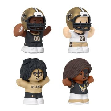 Little People Collector New Orleans Saints Special Edition Set For Adults & NFL Fans, 4 Figures