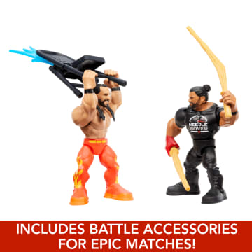 WWE Action Figure Knuckle Crunchers Roman Reigns With Battle Accessory - Image 4 of 6