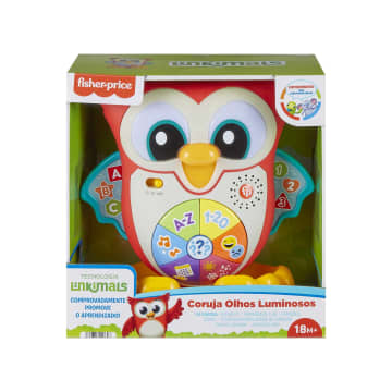 Fisher-Price Linkimals Brinquedo para Bebês Coruja Olhos Luminosos
