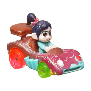 Hot Wheels RacerVerse Vehículo de Juguete Paquete de 4 de Personajes de Disney con Hero