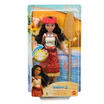 Disney Vaiana 2 Śpiewająca Vaiana Lalka i akcesoria, piosenka „We're Back”, pol. „To my!” w 5 językach Interaktywna zabawka muzyczna 3+