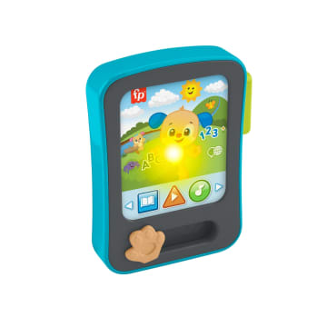 Fisher-Price Czytnik Szczeniaczka Uczniaczka Interaktywna zabawka dla niemowląt i dzieci 6m+ Wersja wielojęzykowa