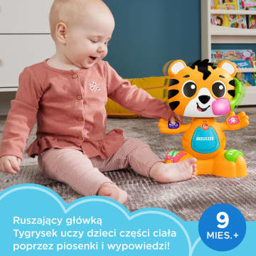 Fisher-Price Link Squad Tygrysek Taniec I Nauka Zabawka Edukacyjna Polska Wersja Językowa