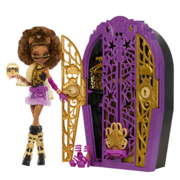 Monster High Skulltimate Secrets Hauntlywood Mysteries Doll, Clawdeen Wolf With 19+ Surprises