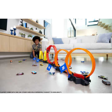 Hot Wheels Wedstrijd met meerdere lussen