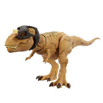 Mattel Jurassic World – Véhicule Mission Mayhem – Camion Flip & Roll Avec Einiosaurus, Griffe De Capture, Cabine Amovible – Jeu D’action Dès 4 Ans