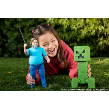 Minecraft Figurine Articulée Steve Taille De 30 Cm Et Inspirée Du Film