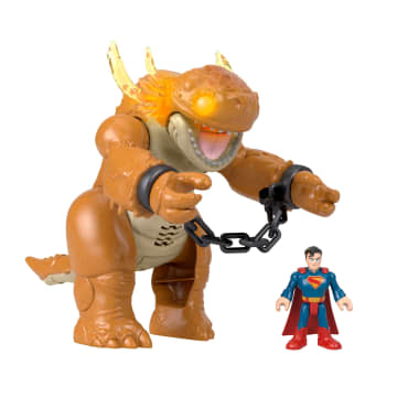 Juguete De Monstruo De Superman Con Luces, Sonidos Y Movimiento Y Figura De Acción De Imaginext De Fisher-Prince