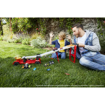 Hot Wheels Monster Trucks Downhill Race & Go Playset