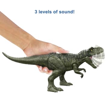 Mattel Jurassic World – Pack De Iniciación Con 4 Figuras De Dinosaurios Articulados De 9.5 Cm, Sonidos Y Ataque, Realidad Aumentada, Para Niños +4 Años