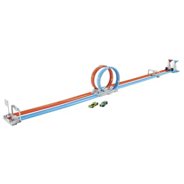 Hot Wheels Double Loop Dash Track Set