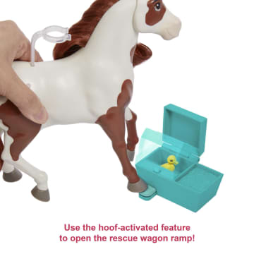 Spirit Untamed Stable Sweeties Playset – 2 Horses, Paddock, & Accessories, Ages 3+