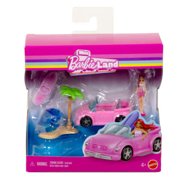 Barbie Mini BarbieLand Coffrets avec poupée 4 cm et véhicule iconique Barbie Mini BarbieLand Coffrets avec poupée 4 cm et véhicule iconique