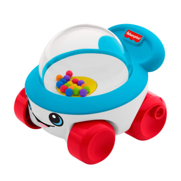 thumbnail image 2 of Fisher-Price Baby Toy Chime & Ride Fire Truck Push-Along Vehicle With Fine Motor Activities For Infants Ages 6 Months 2 of 14
