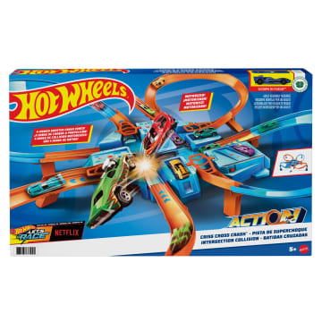 Hot Wheels Sky Crash Tower, track set | Mattel